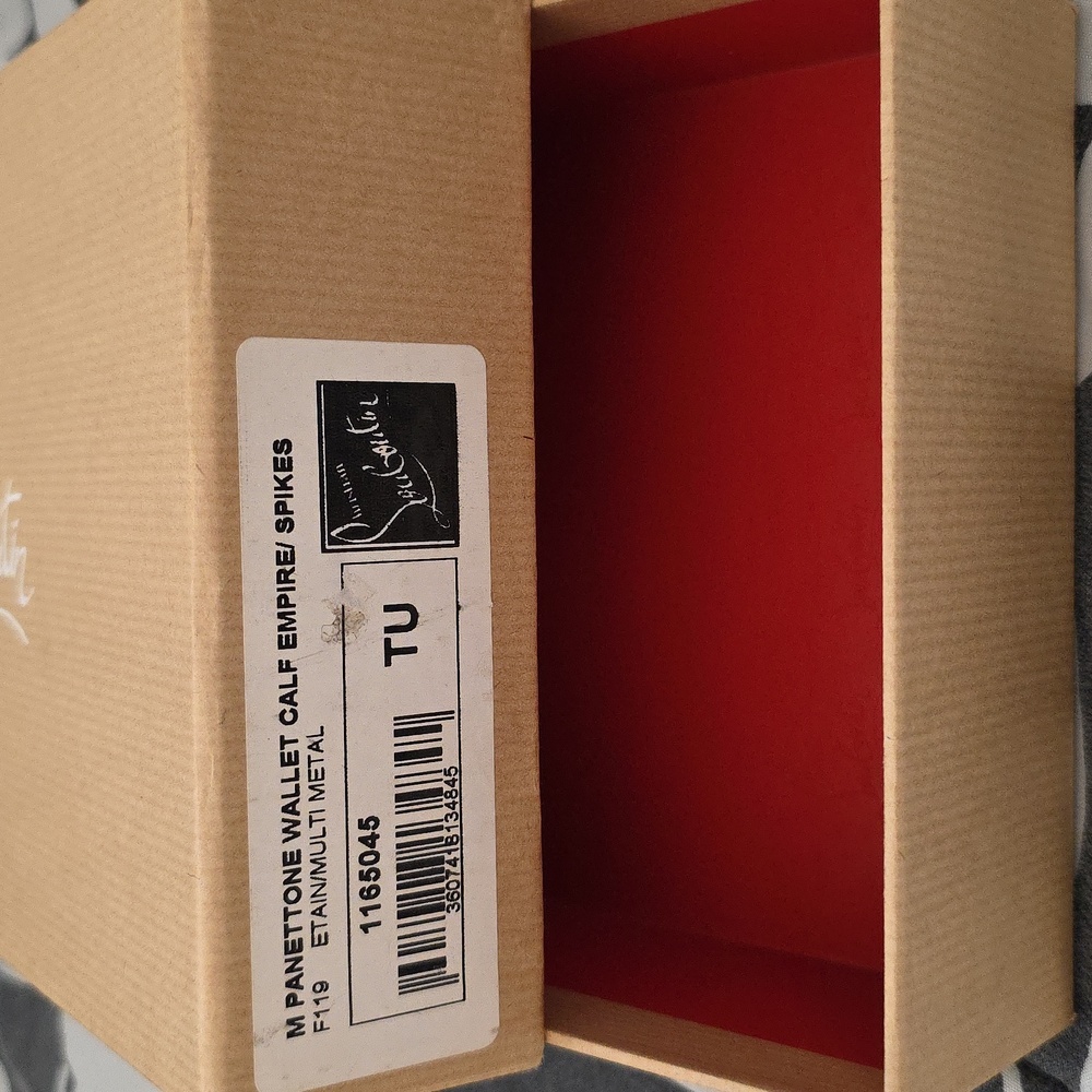 Christian LOUBOUTIN MACARON Wallet/Wristlet w/Box,Dust Bag - Picture 14 of 15